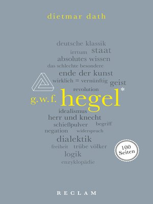 cover image of Hegel. 100 Seiten